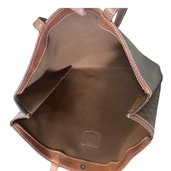 Authentic Celine Brown Macadam Coated Canvas and Leather Tote(Price Reduction) - Picture 9 of 12